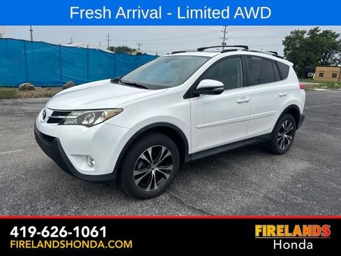 Used 2015 Toyota RAV4 Limited w/ Technology Package AWD/4WD image 2