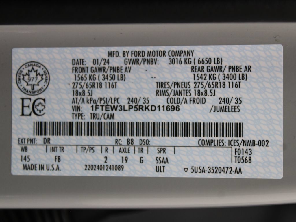 Used 2024 Ford F150 XLT w/ Equipment Group 302A MID AWD/4WD image 80