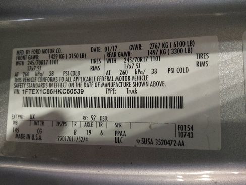 Used 2017 Ford F150 XL w/ Equipment Group 101A Mid RWD image 33