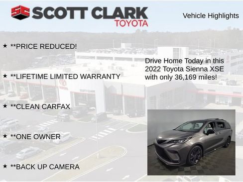 Used 2022 Toyota Sienna XSE image 12