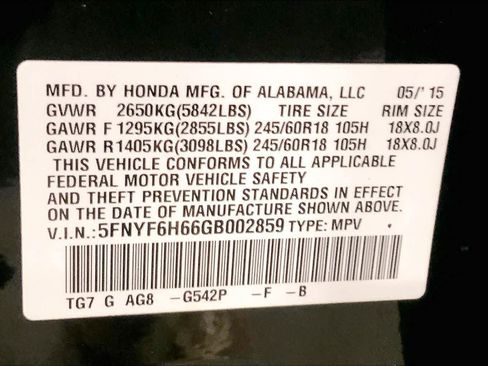 Used 2016 Honda Pilot EX-L image 37