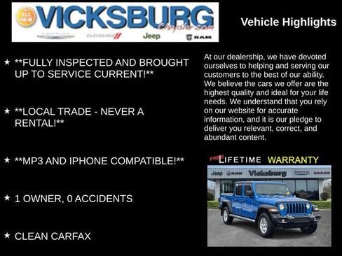 Used 2020 Jeep Gladiator Sport w/ Quick Order Package 24S image 13