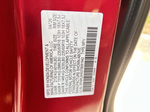 New 2026 Honda Odyssey EX-L image 2