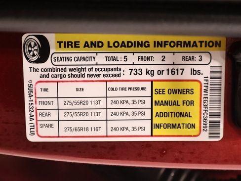 Used 2015 Ford F150 King Ranch w/ Equipment Group 601A Luxury image 50