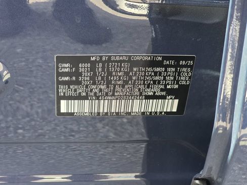 Certified 2025 Subaru Ascent Limited AWD/4WD image 32