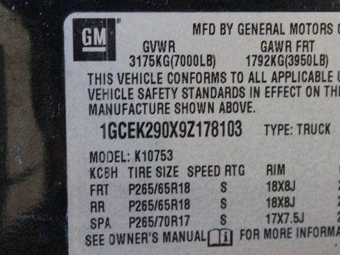 Used 2009 Chevrolet Silverado 1500 LT w/ Power Pack Plus AWD/4WD image 10