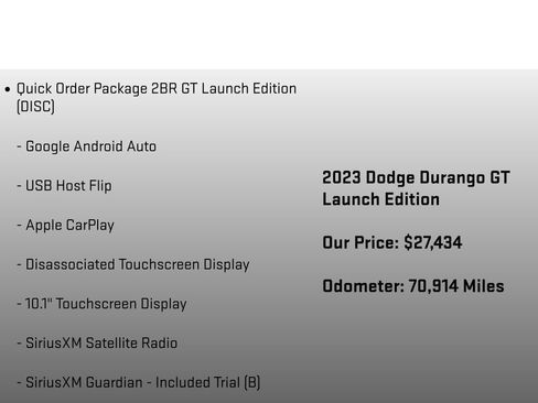 Used 2023 Dodge Durango GT RWD image 12