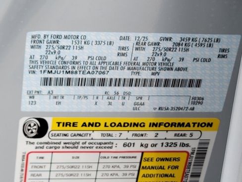 New 2026 Ford Expedition Platinum w/ Stealth Appearance Package image 13