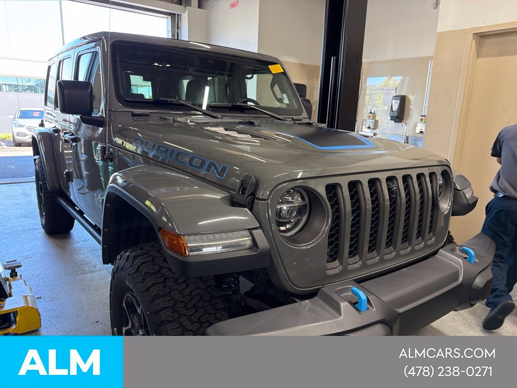 Used 2021 Jeep Wrangler Unlimited Rubicon 4xe w/ Cold Weather Group AWD/4WD image 2