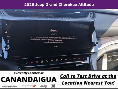 New 2026 Jeep Grand Cherokee Altitude AWD/4WD image 15