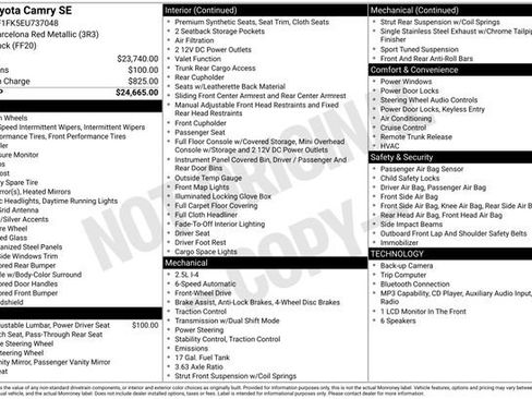 Used 2014 Toyota Camry SE FWD image 12