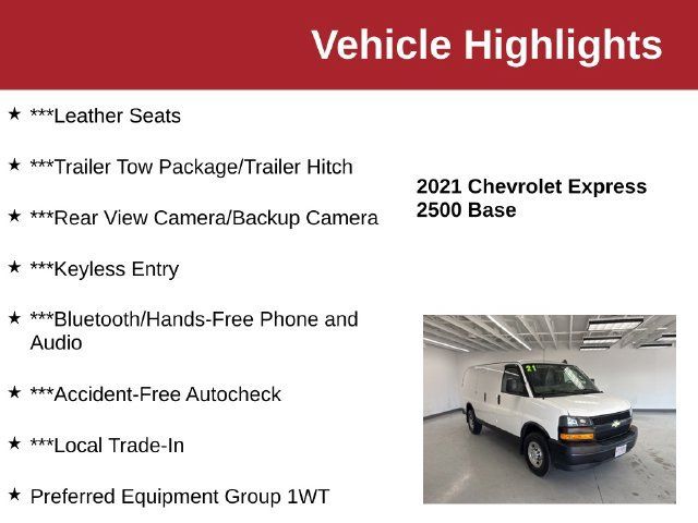 Used 2021 Chevrolet Express 2500 w/ Driver Convenience Package RWD image 10