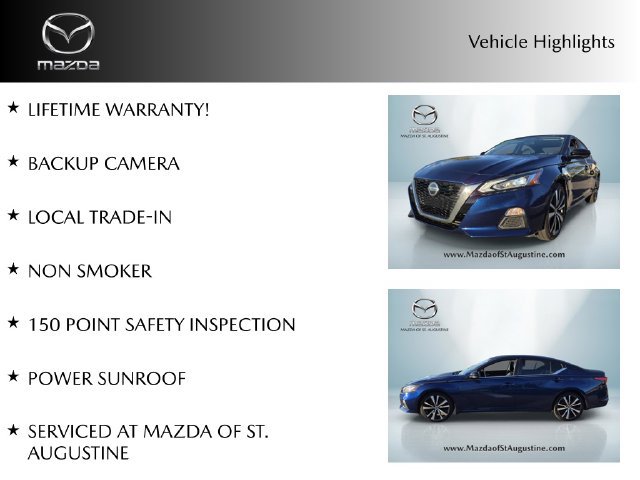 Used 2019 Nissan Altima 2.5 SR w/ SR Premium Package FWD image 2