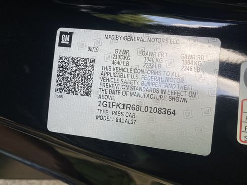 Used 2020 Chevrolet Camaro ZL1 RWD image 37