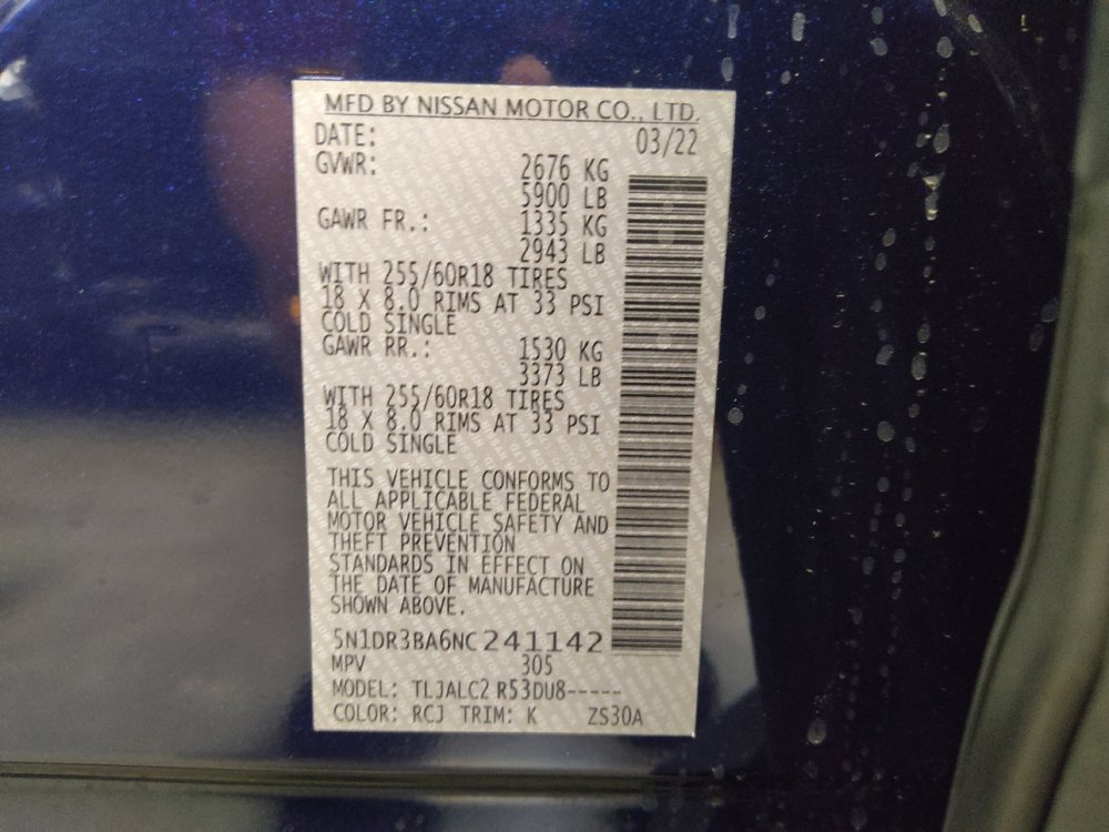 Used 2022 Nissan Pathfinder SV FWD image 33