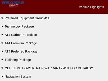 New 2025 GMC Sierra 1500 AT4 w/ AT4 Premium Package