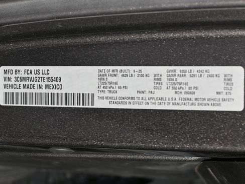 New 2026 RAM ProMaster 3500 w/ Quick Order Package 22G SLT image 33