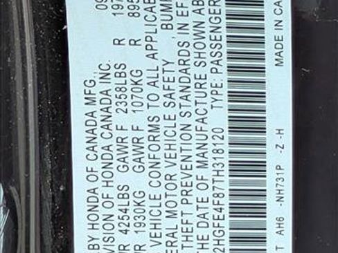 Used 2026 Honda Civic FWD Hybrid Sedan image 25