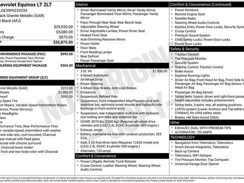 Used 2015 Chevrolet Equinox LT w/ Power Convenience Package image 6