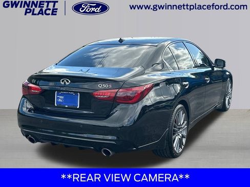 Used 2023 INFINITI Q50 Red Sport 400 w/ Carbon Fiber Package RWD image 5