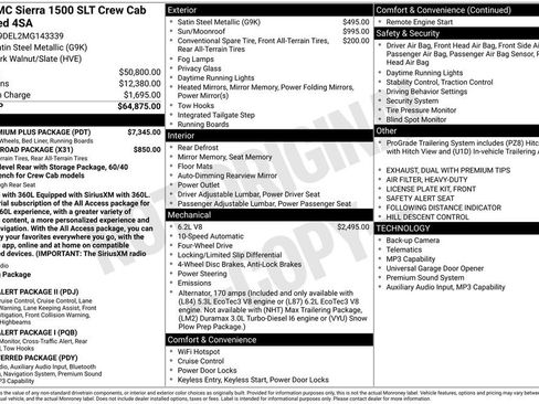 Used 2021 GMC Sierra 1500 SLT w/ SLT Premium Plus Package AWD/4WD image 4