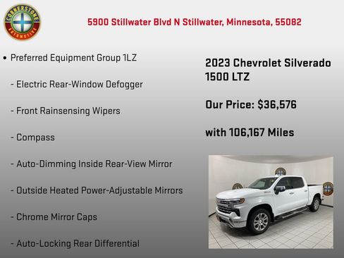 Used 2023 Chevrolet Silverado 1500 LTZ AWD/4WD image 15