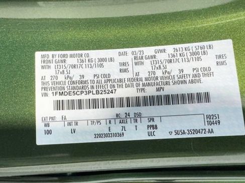 Used 2023 Ford Bronco 2-Door w/ Sasquatch Package AWD/4WD image 32