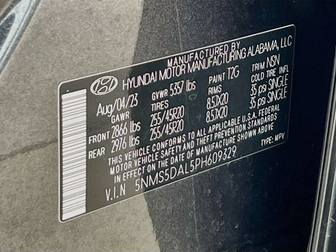 Used 2023 Hyundai Santa Fe Calligraphy w/ Cargo Package AWD/4WD image 15