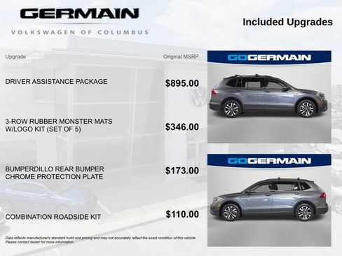 Used 2023 Volkswagen Tiguan S w/ Driver Assistance Package FWD image 9