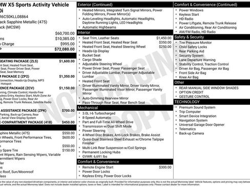 Used 2019 BMW X5 xDrive40i w/ Luxury Seating Package image 8