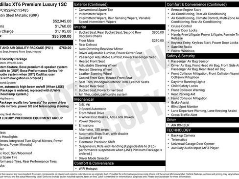 Used 2021 Cadillac XT6 Premium Luxury image 49