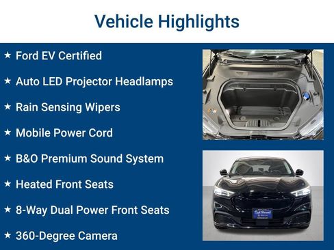 Certified 2023 Ford Mustang Mach-E Premium w/ Mustang Nite Pony Package RWD image 3