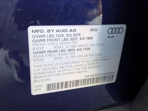 Used 2022 Audi e-tron S Premium Plus AWD/4WD image 17