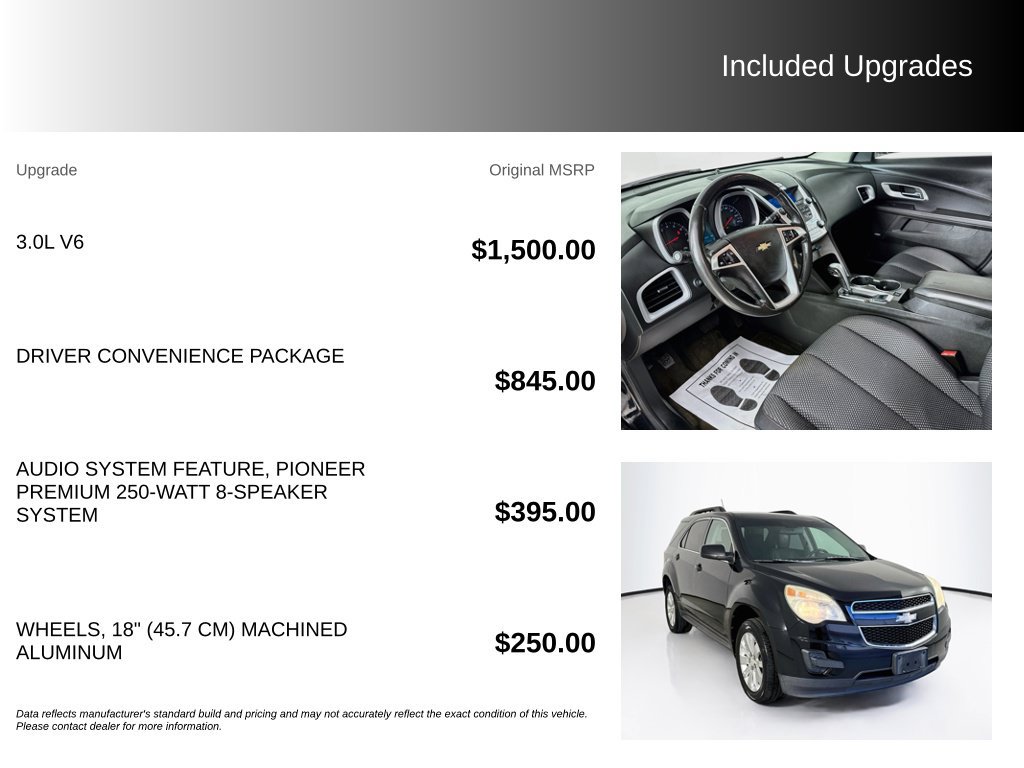 Used 2011 Chevrolet Equinox LT w/ Driver Convenience Package AWD/4WD image 5