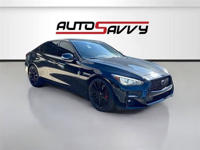 Used 2023 INFINITI Q50 Red Sport 400 w/ Black Opal Edition