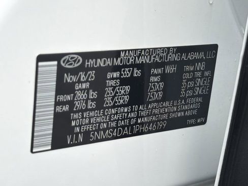 Certified 2023 Hyundai Santa Fe Limited AWD/4WD image 33