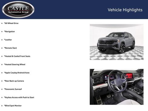 Used 2024 Volkswagen Atlas Cross Sport SEL Premium R-Line AWD/4WD image 3