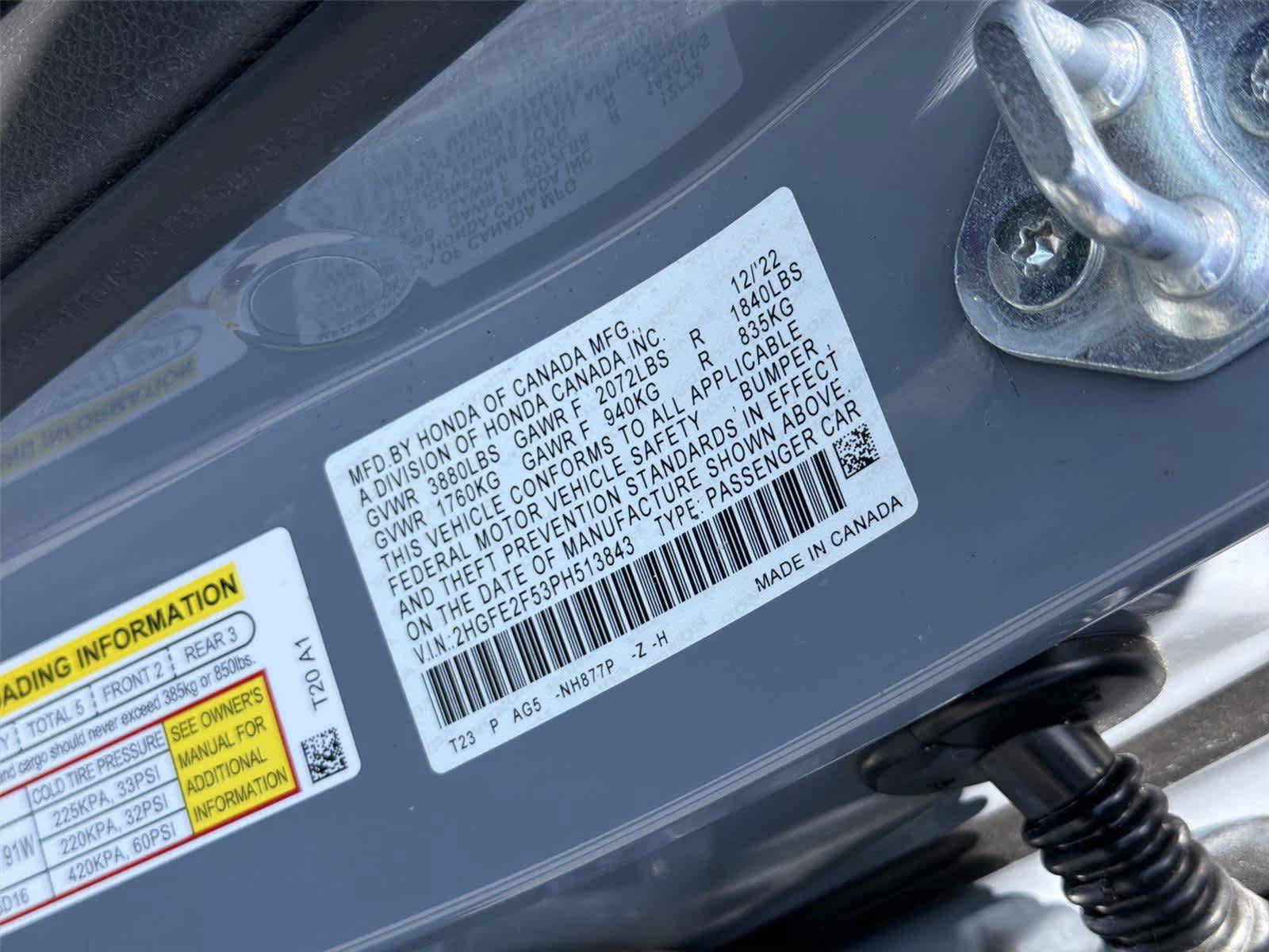 Used 2023 Honda Civic Sport image 22