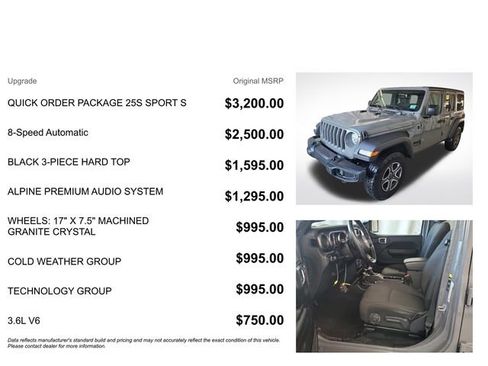 Used 2021 Jeep Wrangler Unlimited Sport S image 3