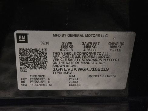 Used 2019 Chevrolet Traverse High Country w/ LPO, Floor Liner Package image 42