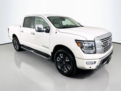 Used 2021 Nissan Titan SL w/ Moonroof Package AWD/4WD image 1