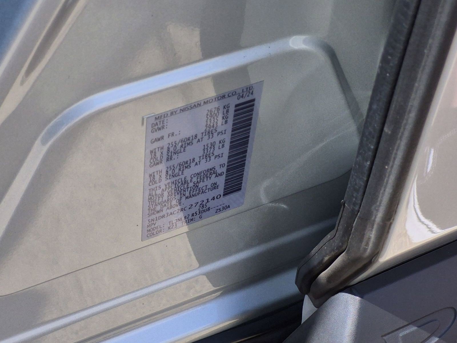 Certified 2024 Nissan Pathfinder S w/ Cargo Package AWD/4WD image 43