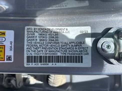 Used 2023 Honda Accord EX image 13
