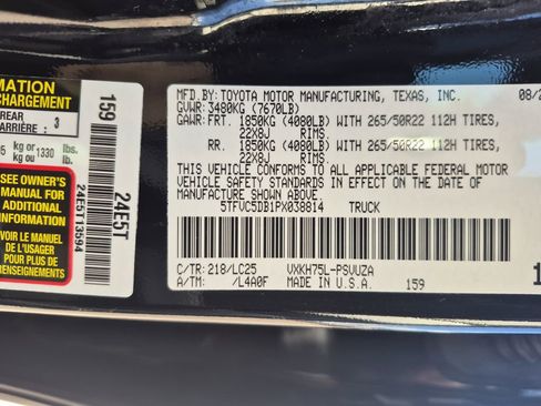 Used 2023 Toyota Tundra Capstone AWD/4WD image 26