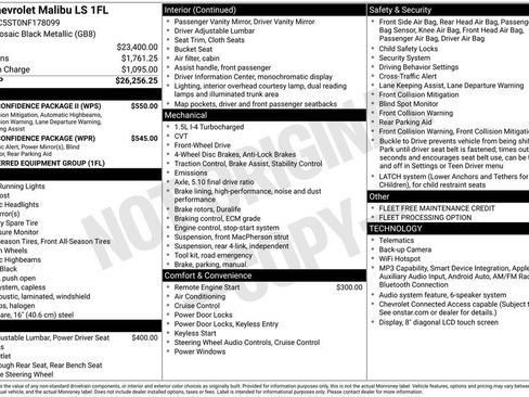 Used 2022 Chevrolet Malibu LS w/ Driver Confidence Package II FWD image 6