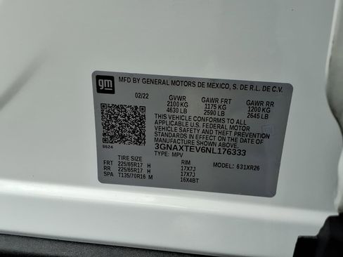 Used 2022 Chevrolet Equinox LT AWD/4WD image 29