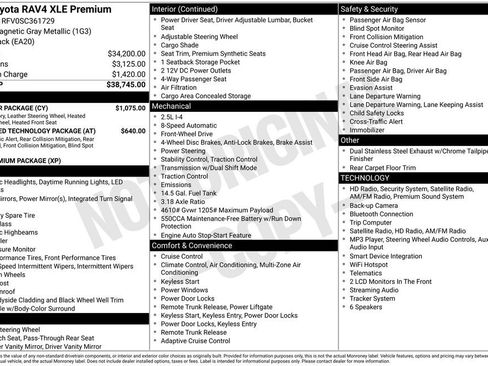Used 2025 Toyota RAV4 XLE Premium w/ Weather Package FWD image 6