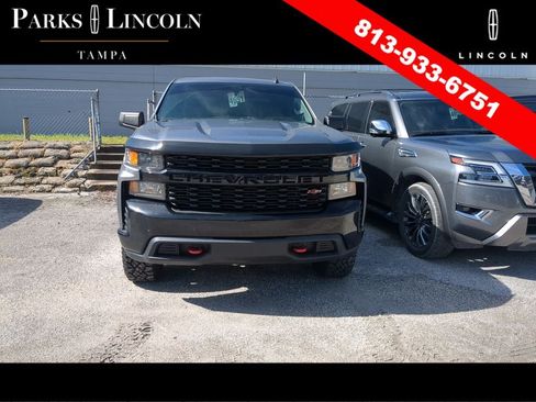 Used 2021 Chevrolet Silverado 1500 Custom Trail Boss w/ LPO, Dark Essentials Package AWD/4WD image 6