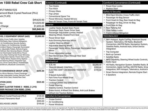Used 2021 RAM 1500 Rebel w/ Rebel Level 2 Equipment Group AWD/4WD image 7