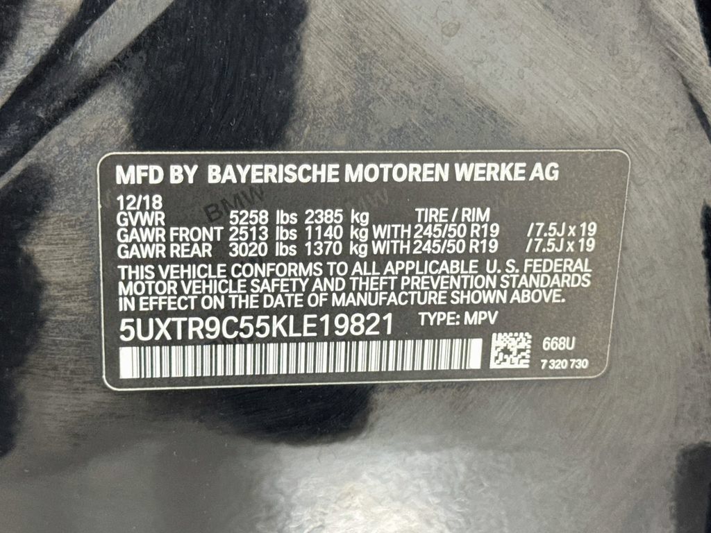 Used 2019 BMW X3 xDrive30i w/ Convenience Package AWD/4WD image 38